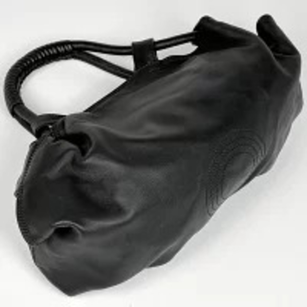 Loewe Nappa Aire Anagram Handbag Leather Black - Picture 2 of 7